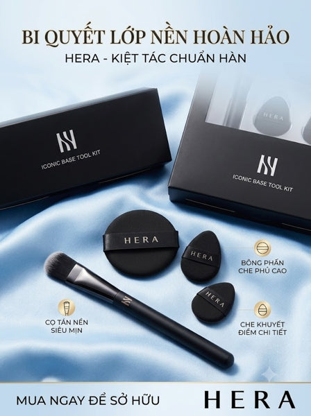 HERA - Set cọ bông phấn Hera