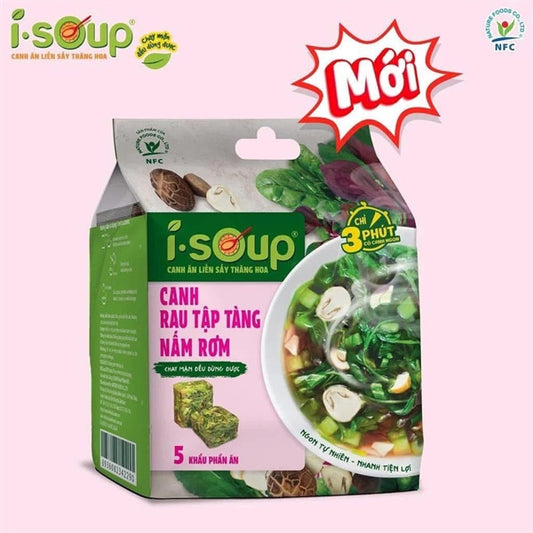 Canh Rau Tập Tàng Nấm Rơm
