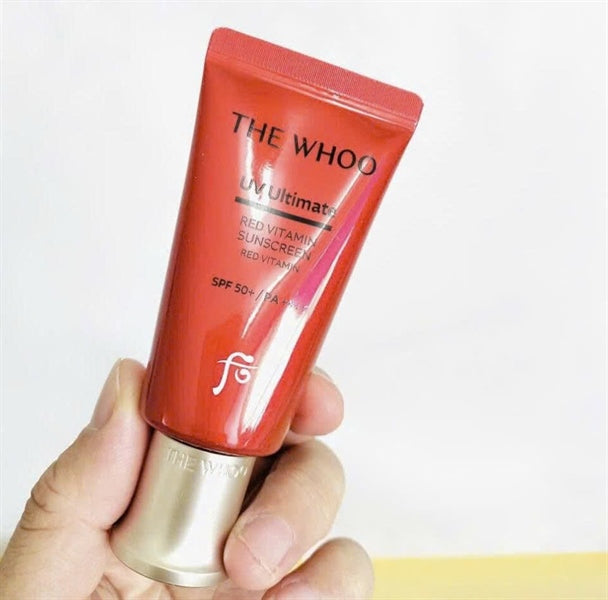 THE WHOO - Mini KCN Whoo Đỏ UV Red Vitamin Sunscreen 25 ml - EXP 202805
