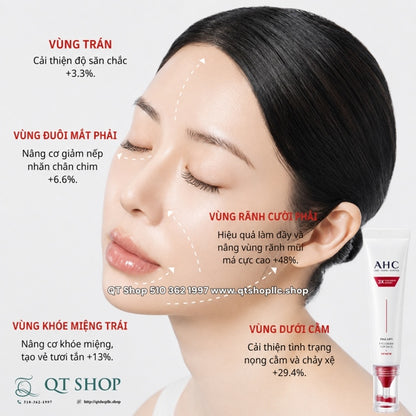AHC - Kem Mắt Đỏ 3X Collagen Expert Full Lift Eye Cream For Face - 40ml - EXP 202904