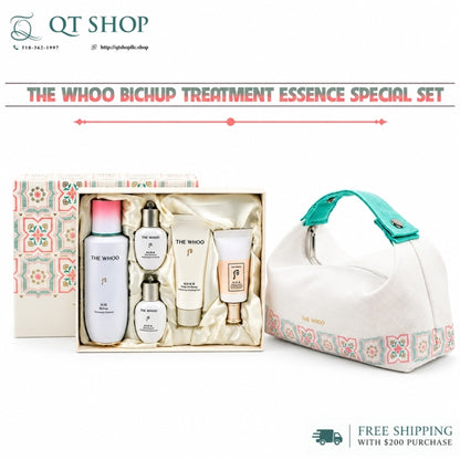 THE WHOO BICHUP - Set Tinh Chất First Care Bichop Treatment Essence - 130ml - Tặng túi - EXP 202810