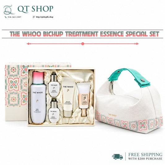 THE WHOO BICHUP - Set Tinh Chất First Care Bichop Treatment Essence - 130ml - Tặng túi - EXP 202810