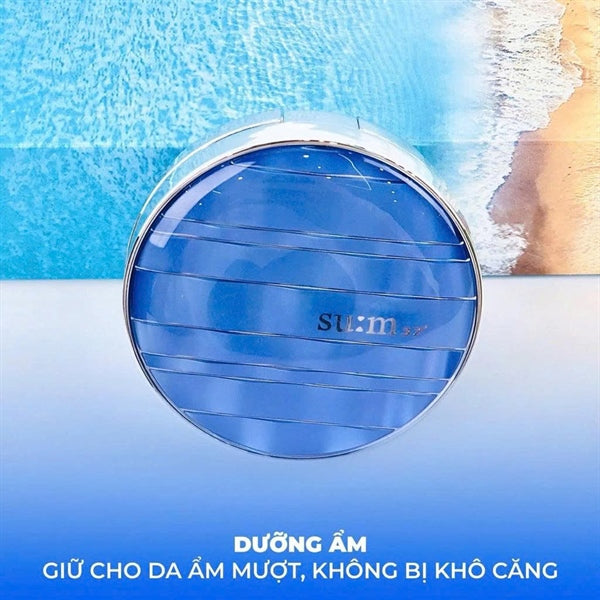 SUM37 - Phấn Cushion Sum Xanh - Tông #23 NATURE- 1 Hộp tặng Nước Thần - EXP 202806