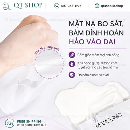 MAXCLINIC - Mặt Nạ Trắng Da Melatonin Cream Mask 4ea - EXP 202802