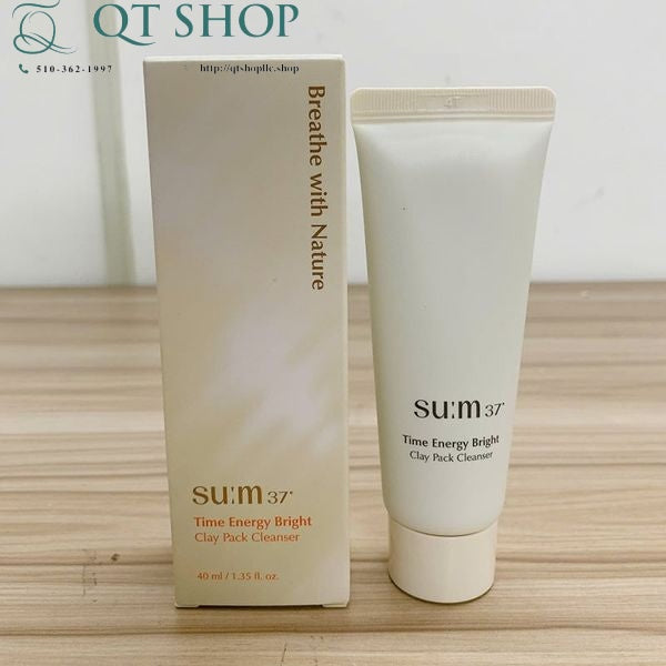 SUM37 - SRM Đất Sét Sum37 Time Energy Bright Clay Pack Cleanser - 40ml