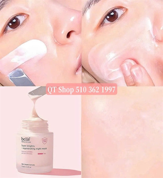 Mask Ngủ - Mặt Nạ Ngủ Belif - Màu Hồng - Chống lão hóa EXP 20270411