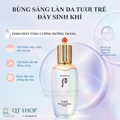 THE WHOO - Nước Thần Hoa Hiên $150 - 150ml - CHEONGIDAN ILLUMINATING REFINING ESSENCE-EXP 202904