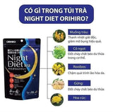 ORIHIRO - Trà Night Tea Diet JP - MÀU XANH - EXP 202703