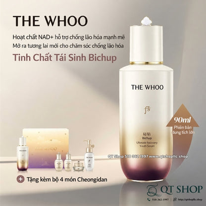 THE WHOO BICHUP - Set Serum Bichop Tím Mới Limited 90ml - Thế hệ thứ 4 - EXP 202812