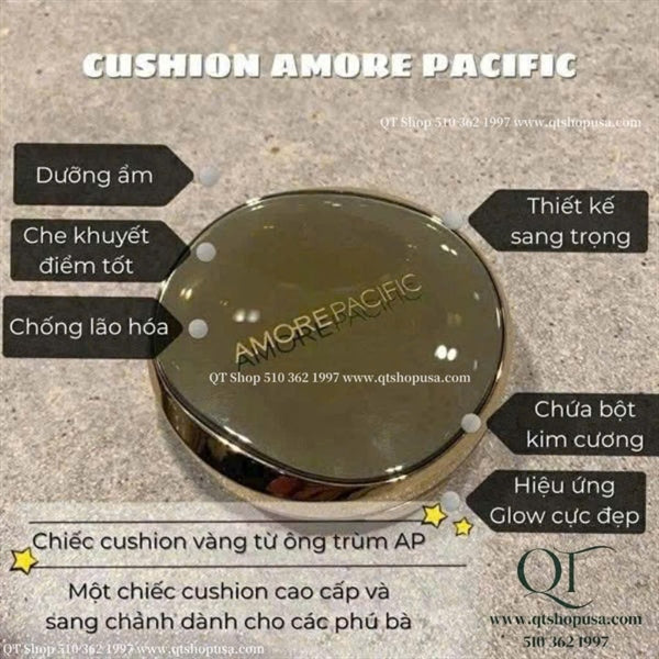 AMORE - Phấn Cushion Amore - tặng 2 lõi - Tông #21C1 - EXP 202805