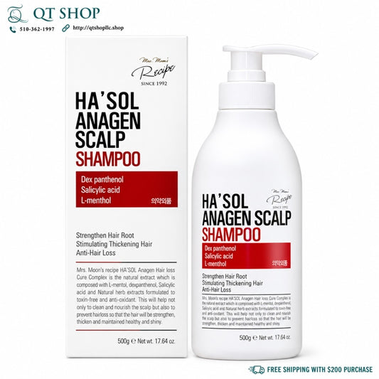 HA'SOL - Dầu gội Anagen Scalp Shampoo - 500g - EXP 202811