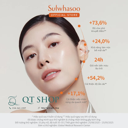SULWHASHOO - Sample BB Perfecting Tinted Cream NO.2 BEIGE - 12 gói - EXP 202901
