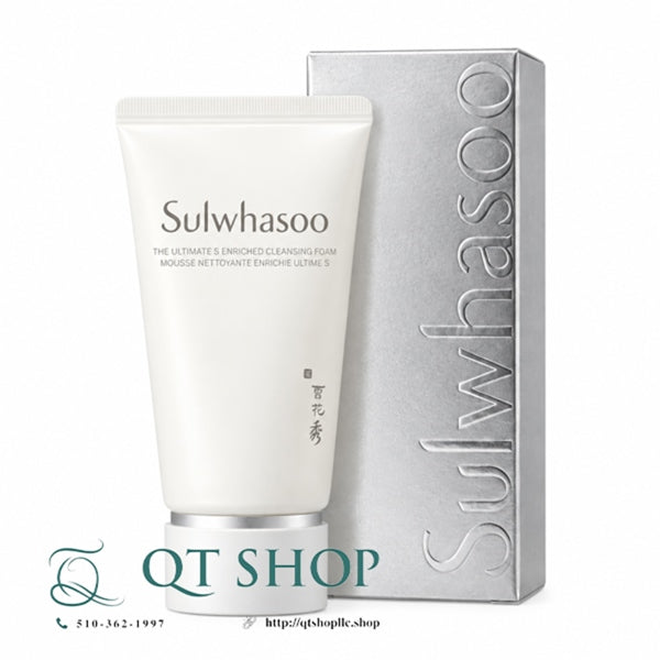SULWHASOO - Mini SRM Thông Đỏ The Ultimate S Enriched Cleansing Foam - 40g - EXP 202809