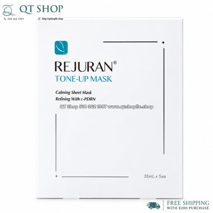 REJURAN - Mặt nạ giấy Tone-Up Mask - Dưỡng ẩm Nâng Tông - 5ea - EXP 202811