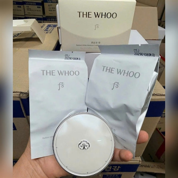 THE WHOO - Cushion Whoo Trắng #21 - Tặng kèm 2 lõi - EXP 202812
