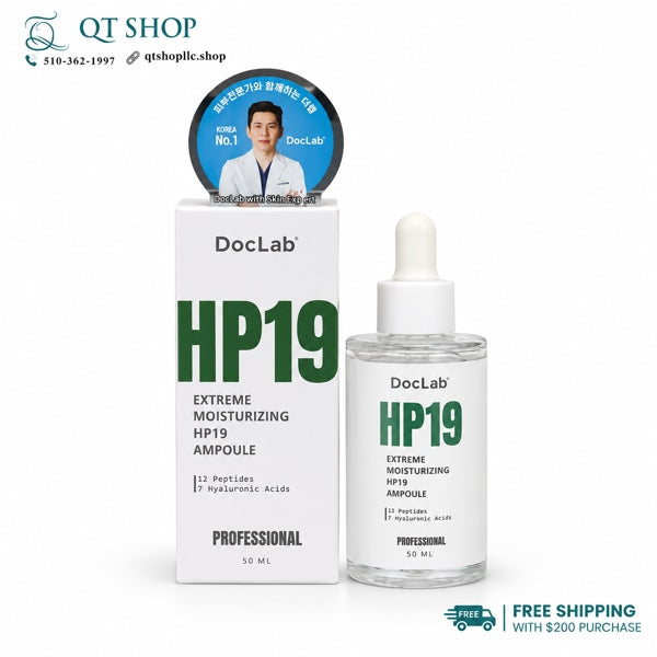 DOCLAB - HP19 Extreme Moisturizing Ampoule - Tinh Chất HA Tế Bào Gốc - 50ml EXP 20280519