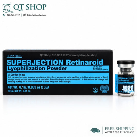 Pharmesthetics - CONAPIDIL Superjection Retinaroid Lyophilization Powder 5ea - Giúp làm mờ các vết nám, tàn nhang và cải thiện tông màu da