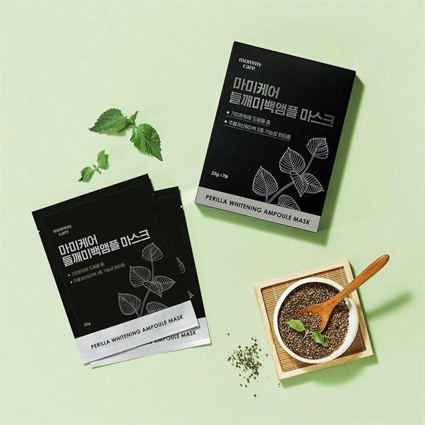 Mặt Nạ Tía Tô Mommy Care Perilla Whitening Ampoule Mask - 7ea - EXP 202707