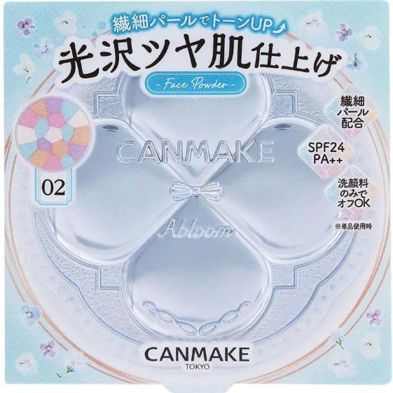 CANMAKE - Phấn Phủ Illuminating Finish Powder Abloom - Màu 02 (Vỏ xanh)