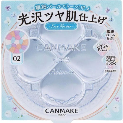 CANMAKE - Phấn Phủ Illuminating Finish Powder Abloom - Màu 02 (Vỏ xanh)