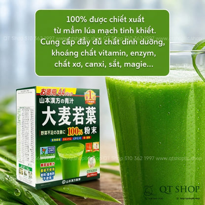Bột Mầm Lúa Mạch Non Nhật Bản Grass Barley Japan - 44 gói - EXP 202901