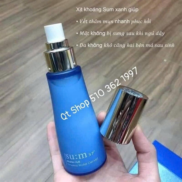 SUM37 - Phấn Cushion Sum Xanh - Tông #23 NATURE- 1 Hộp tặng Nước Thần - EXP 202806