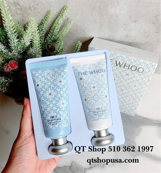 WHOO - Set Dưỡng tay phiên bản Giáng Sinh - Set 2 tuýp x 60ml - EXP 202903