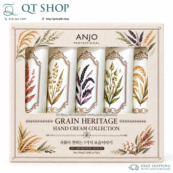Set Kem Dưỡng Tay ANJO Grand Heritage Hand Cream - 5ea x 50ml