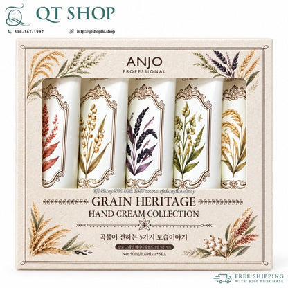 Set Kem Dưỡng Tay ANJO Grand Heritage Hand Cream - 5ea x 50ml