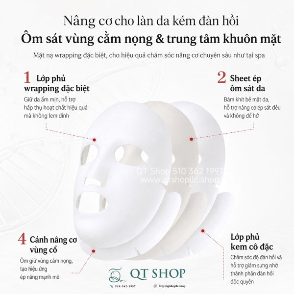 DOCLAB - Aesthe Derma Wrap Lifting Mask - 1 box 4 ea - EXP 2029