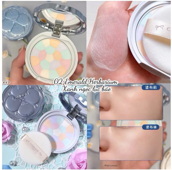 CANMAKE - Phấn Phủ Illuminating Finish Powder Abloom - Màu 02 (Vỏ xanh)