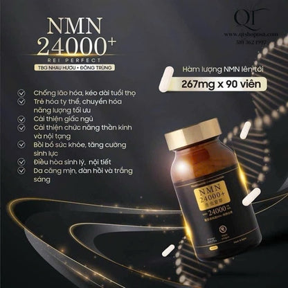 REIPERFECT - Viên Uống NMN 24000 Japan - 90 viên - EXP 202810
