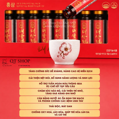 DAYCELL - Thiên Sâm Hoàng Đế - 20ml x 20 ống - Exp 2028.02