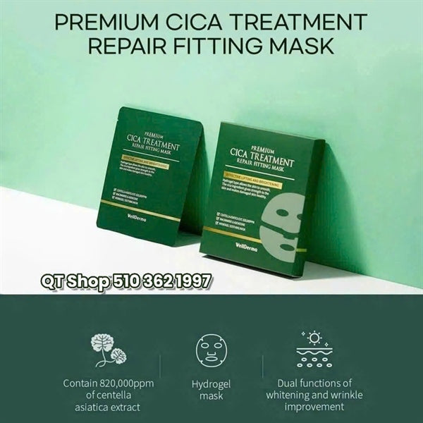 Mask Thạch Cica Rau Má Wellderma - 4ea - EXP 202805