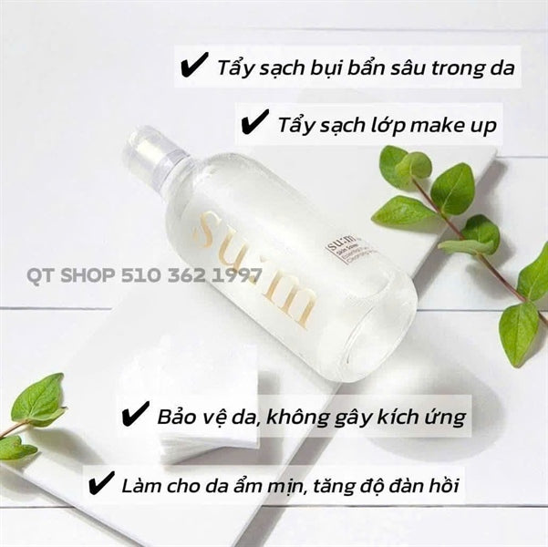 SUM37 - @ - Nước Tẩy Trang Sum Mới - 400ml tặng 2 mini x100ml - EXP 202805