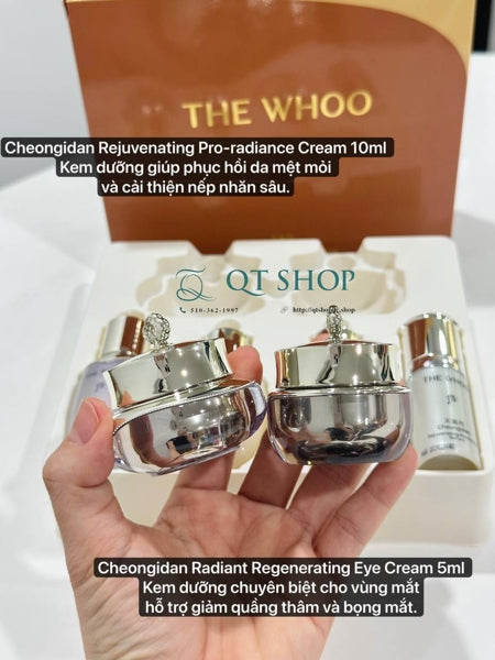 THE WHOO - Set Dưỡng Mini Hoa Hiên Cheongidan - 6 sản phẩm - EXP 202807