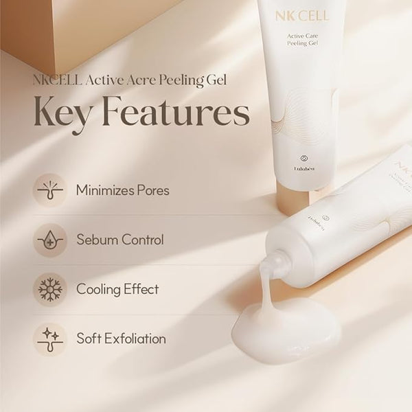 Gel Tẩy Tế Bào Chết Dưỡng Ẩm Mịn Da Active Care Peeling Gel NK Cell Lulubeu