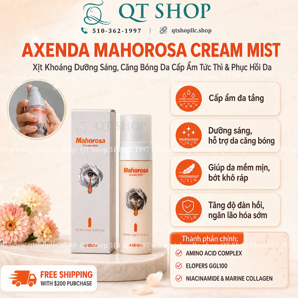 Pharmesthetics - Xịt Khoáng Axenda Mahorosa Cream Mist 100ml