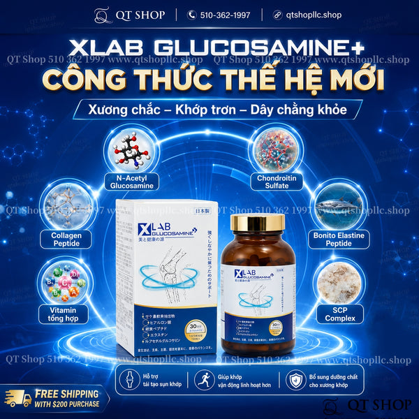 Viên uống hỗ trợ xương khớp XLAB Glucosamine - Hộp 150 viên