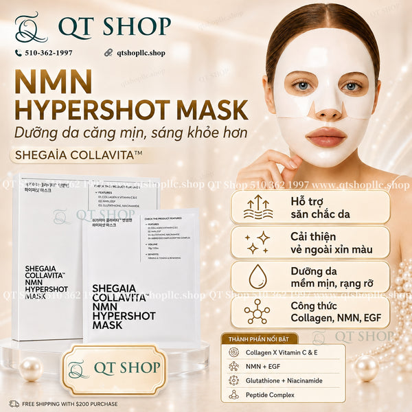 SHEGAIA Mặt Nạ Collavita NMN Hypershot Mask - 5ea