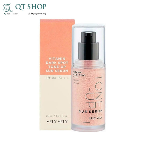 Serum Chống Nắng - Vely Vely Vitamin Dark Spot Tone-Up Sun Serum SPF50+ PA+++ 30ml - EXP 20280513