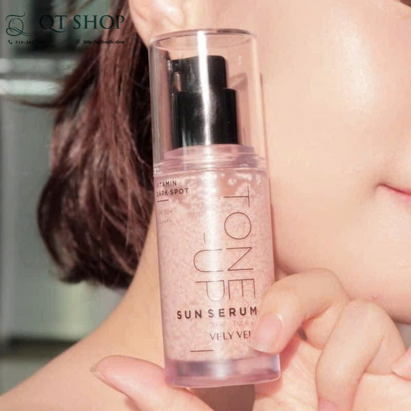 Serum Chống Nắng - Vely Vely Vitamin Dark Spot Tone-Up Sun Serum SPF50+ PA+++ 30ml - EXP 20280513