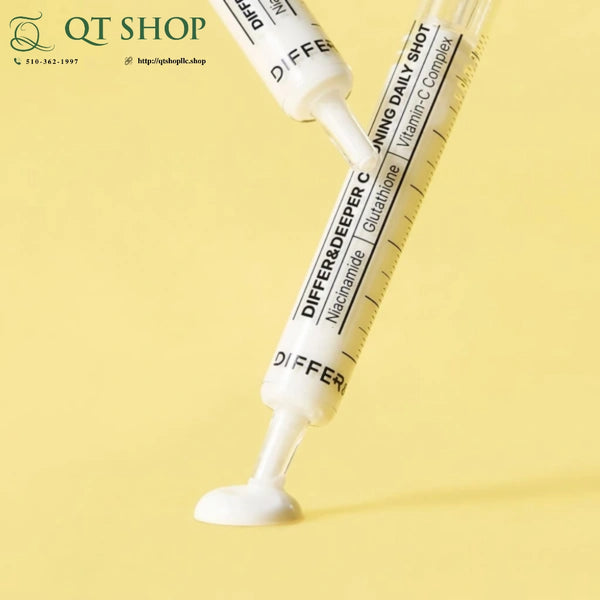 Set Differ&Deeper C-Toning Daily Shot Tone-Up Boosting Technology - Hộp 10 ống