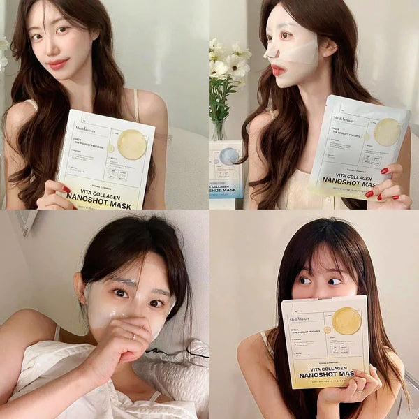 Mặt Nạ Thạch MediAnswer Vita Collagen Nanoshot Mask - 5ea