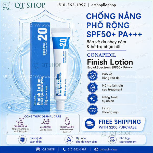 Pharmesthetics - Conapidil KCN Finish Lotion Broad Spectrum SPF50+/PA+++ - 20g
