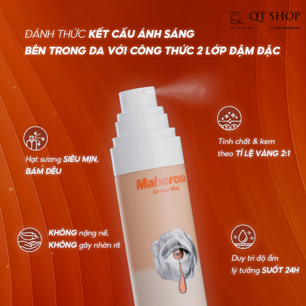 Pharmesthetics - Xịt Khoáng Axenda Mahorosa Cream Mist 100ml