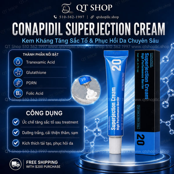 Pharmesthetic - CONAPIDIL SUPERJECTION CREAM - Kem Trị Nám Tàn Nhang