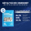 Pharmesthetics - CONAPIDIL CEMENSHEET: Mask Định Vị xanh Mặt Nạ Thải Độc & Phục Hồi - 1ea