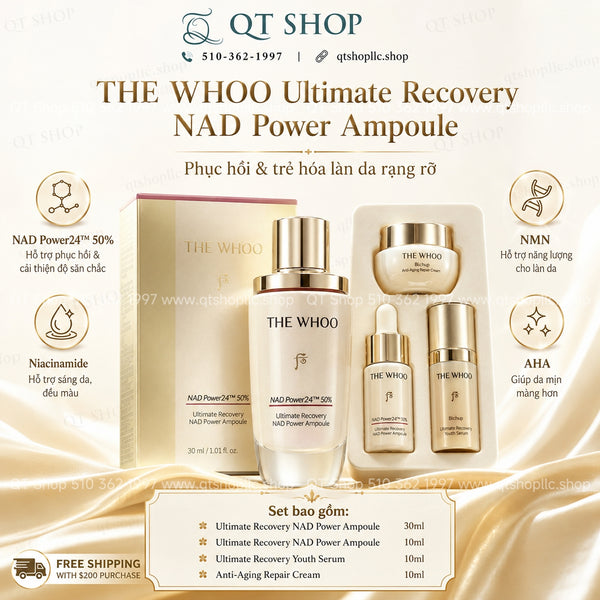 THE WHOO - Bichop Ultimate Recovery NAD Power Ampoule 30ml - EXP 202809