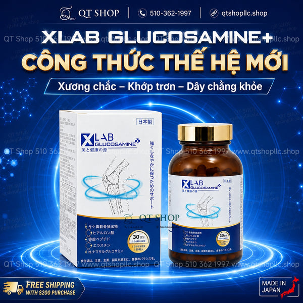 Viên uống hỗ trợ xương khớp XLAB Glucosamine - Hộp 150 viên